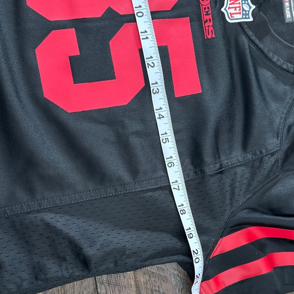 NIKE KITTLE jersey Women's Black and Red 49ers Jersey NWOT - Picture 7 of 9